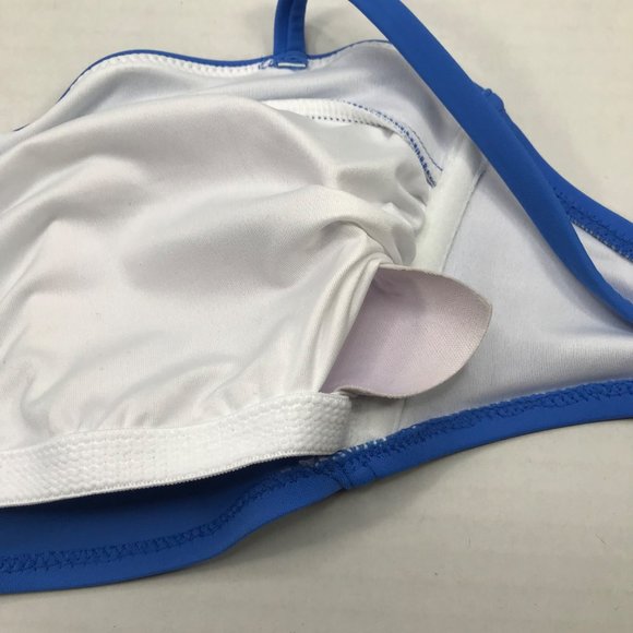 Shade And Shore Women's Size Medium 8-10 Twist Front Keyhole Bralette Bikini New - Picture 14 of 16